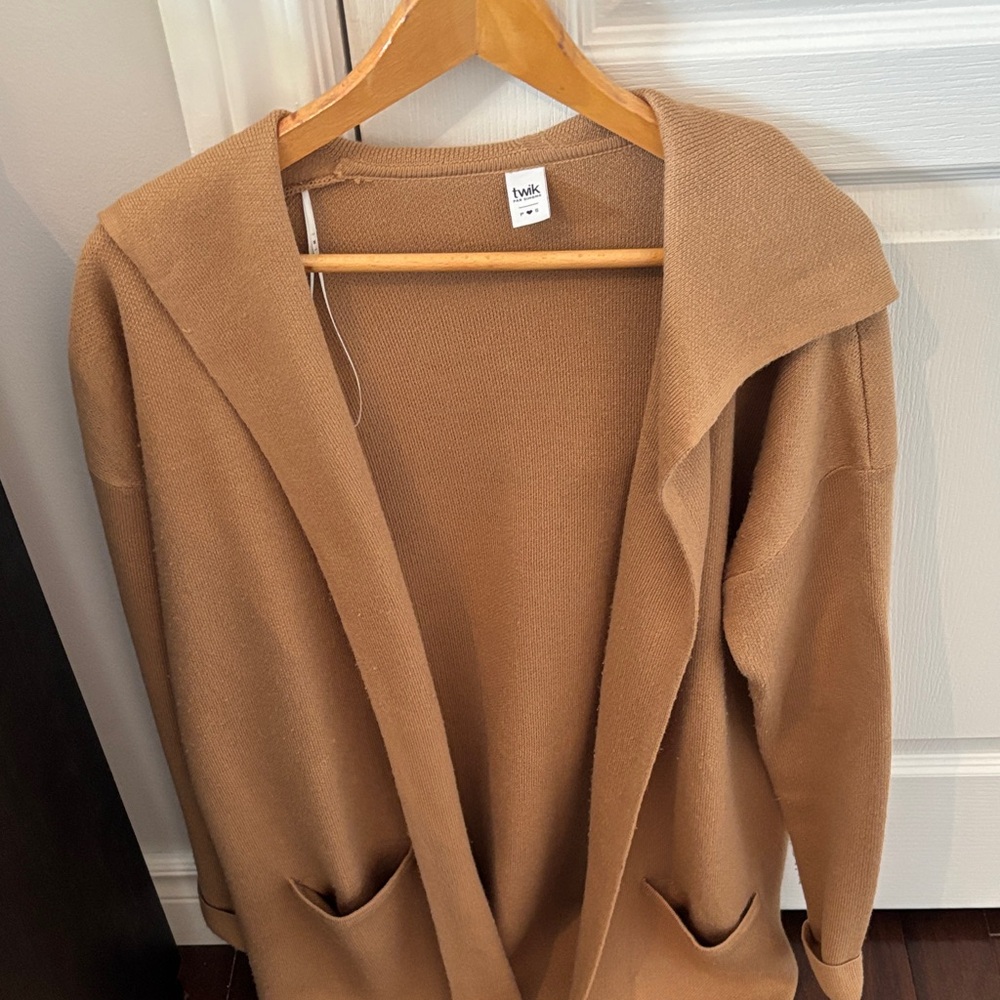 Tan Cardigan Sweater